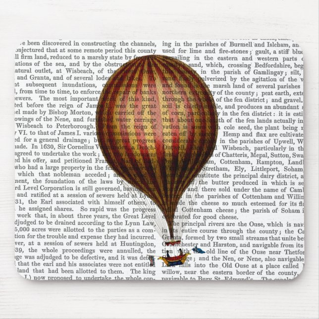 Royal Nassau Balloon Hot Air Balloon Mouse Pad (Front)