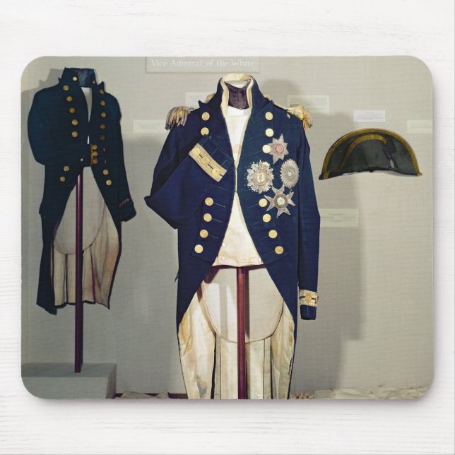 Royal Naval uniform worn Mouse Pad (Front)