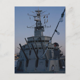 Royal Navy historic ship "HMS, Belfast-London", fi Postcard