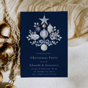 Royal Navy Office Corporate Christmas Party Invitation