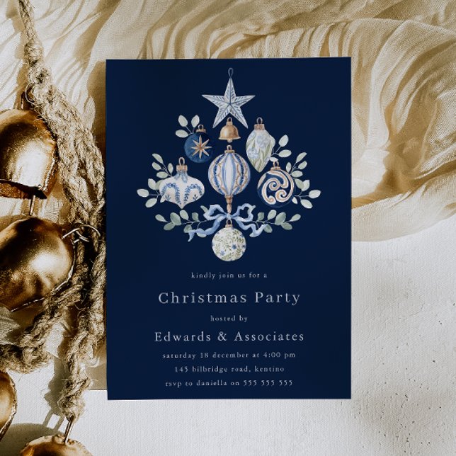 Royal Navy Office Corporate Christmas Party Invitation (Creator Uploaded)