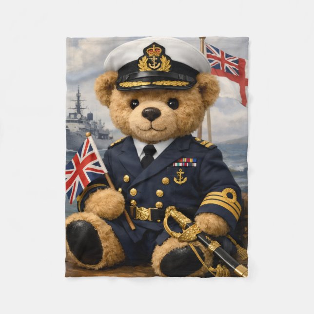 Royal Navy Richard Fleece Blanket (Front)