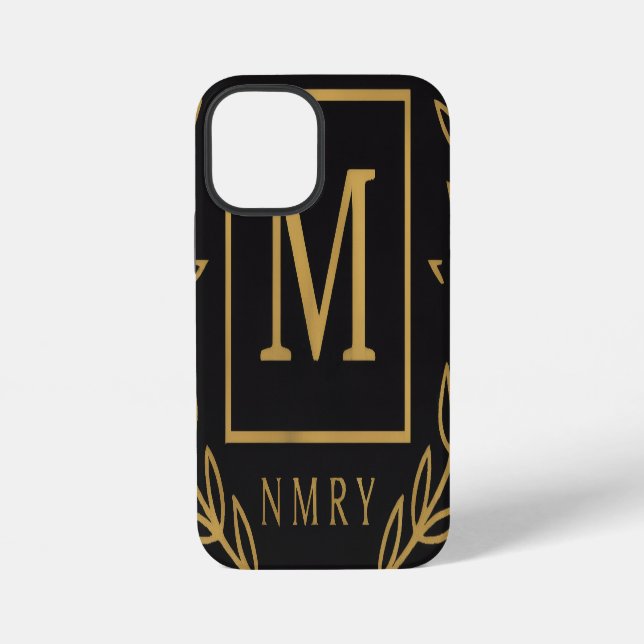 "Royal NMKY Emblem – Monogram M Crest Design" iPhone Case (Back)