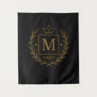 "Royal NMKY Emblem – Monogram M Crest Design"
