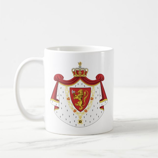 Royal Norway, Denmark Coffee Mug (Left)