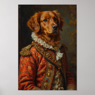 Royal Nova Scotia Duck Tolling Retriever Portrait Poster