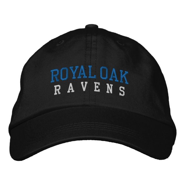 Royal Oak High School Embroidered Baseball Hat (Front)