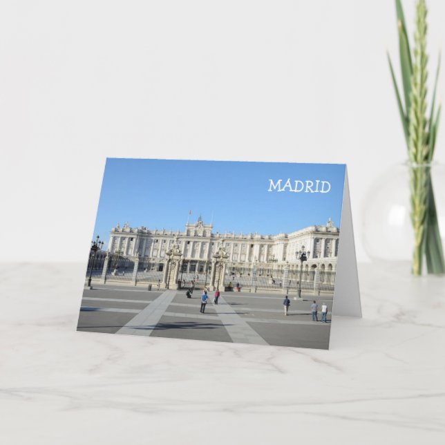 Royal Palace, Madrid Card (Front)