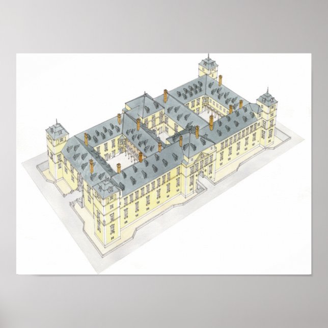 Royal Palace of El Pardo. Madrid Spain Poster (Front)