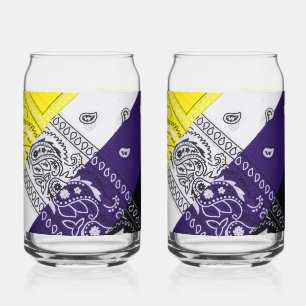 Royal Palace Print Can Glass Set