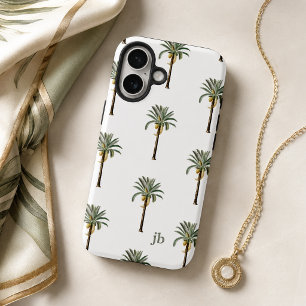 Royal Palm Luxury Resort Stylish Monogram iPhone 16 Case