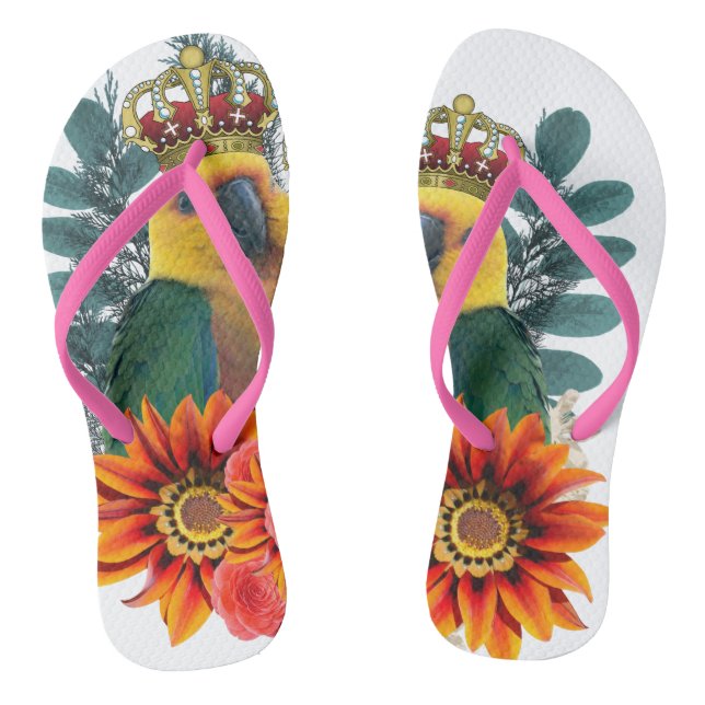 Royal Parrots Love Thongs (Footbed)
