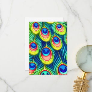 Royal Peacock Postcard - Art Postcard, Peacock