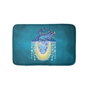 Royal Peacock Radiance Bath Mat