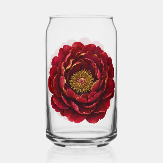 Royal Persian Gold Filigree | Luxury Botanical  Can Glass