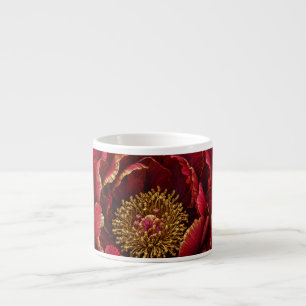 Royal Persian Gold Filigree Luxury Botanical Espresso Cup