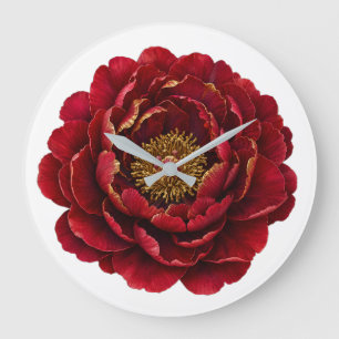 Royal Persian Gold Filigree   Luxury Botanical  Large Clock