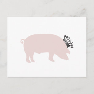 Royal Pig Postcard