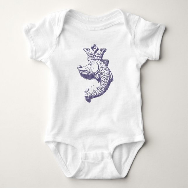 Royal Pike Baby Bodysuit (Front)