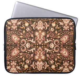 Royal pink Abstract colourful marble pattern textu Laptop Sleeve