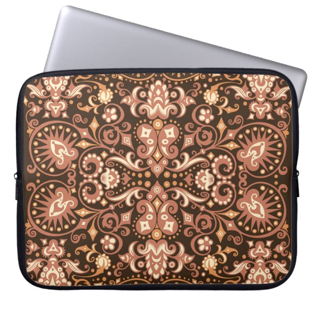 Royal pink Abstract colourful marble pattern textu Laptop Sleeve (Front)