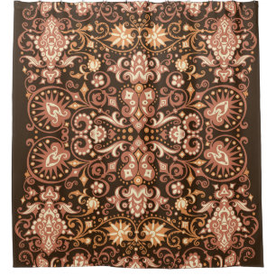 Royal pink Abstract colourful marble pattern textu Shower Curtain