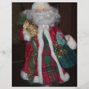 Royal Plaid Hohoho Santa Merry Christmas