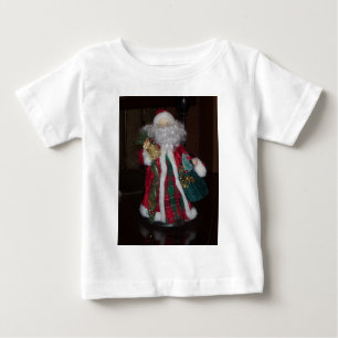Royal Plaid Hohoho Santa Merry Christmas Baby T-Shirt