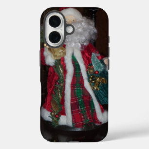 Royal Plaid Hohoho Santa Merry Christmas  iPhone 16 Case