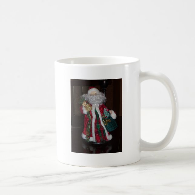 Royal Plaid Santa Collection. Coffee Mug (Right)
