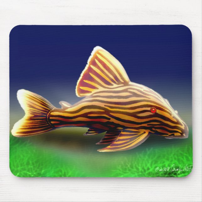 Royal Pleco Mousepad (Front)