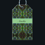 Royal Plumage - Luxe Peacock Feather Pattern  Gift Tags<br><div class="desc">Make every gift feel extraordinary with this luxurious peacock feather gift tag, featuring shimmering emerald and sapphire tones. Add your own message for a truly personal touch—something playful like “Strutting In With Something Fabulous” for a birthday surprise, or elegant like “May Your Day Sparkle Brighter Than a Peacock’s Tail” for...</div>