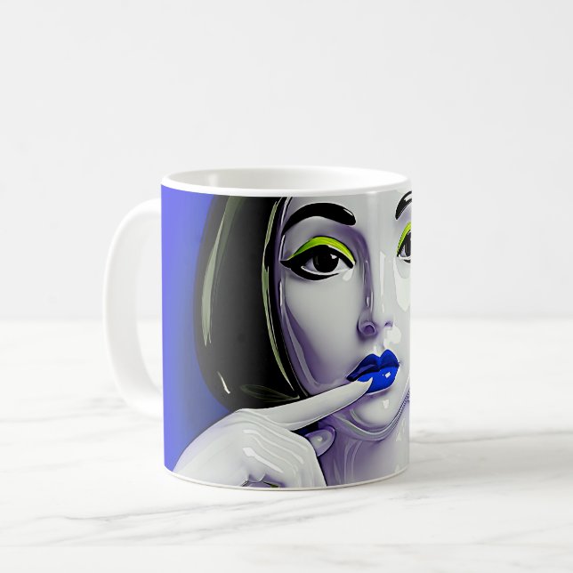 Royal Pop Muse Coffee Mug (Front Left)