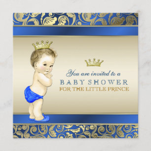 Royal Prince Baby Shower Invitation