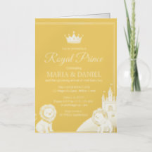 Royal Prince Baby Shower Invitation