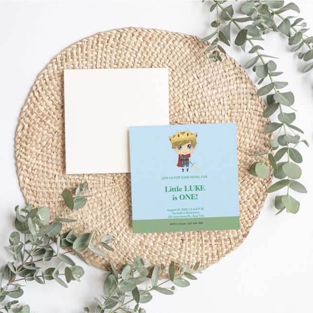 Royal Prince Birthday Invitation (Creator Uploaded)