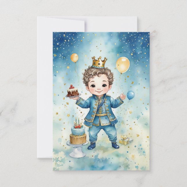 Royal Prince Birthday Joy Card (Front)