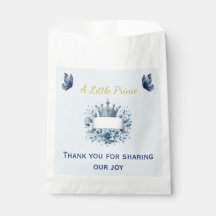 Royal Prince Blue Favour Bag