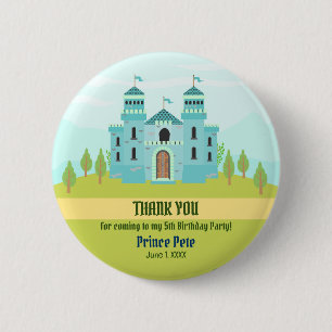 Royal Prince Boy Birthday Party 6 Cm Round Badge