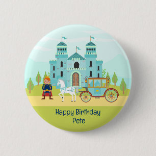 Royal Prince Boy Birthday Party 6 Cm Round Badge