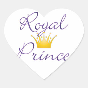 Royal Prince Heart Sticker