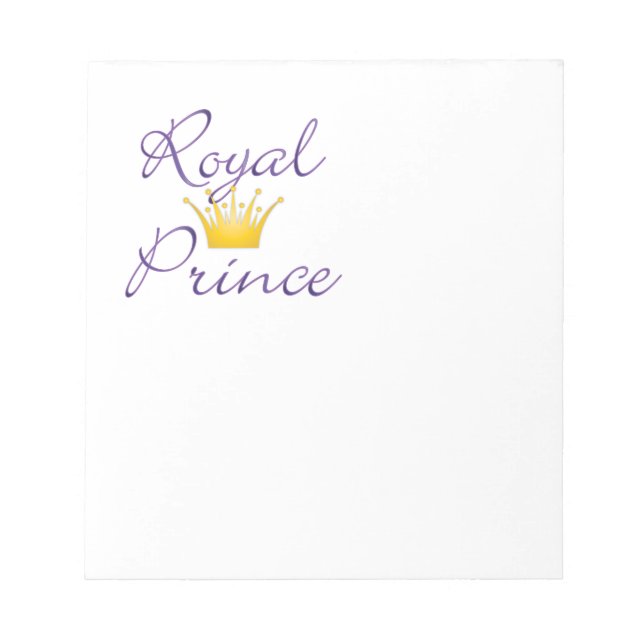 Royal Prince Notepad (Front)