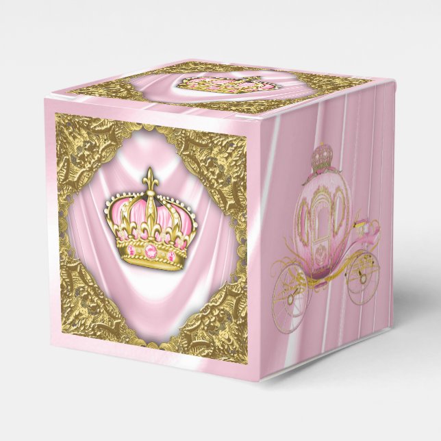 Royal Princess Baby Shower Favour Box (Front Side)