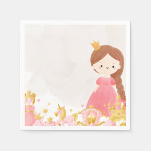 Royal Princess Birthday Party Napkin