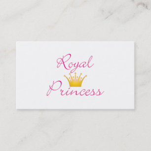 Royal Princess Business Card