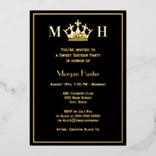 Royal Princess Crown #2 Sweet Sixteen Foil Holiday