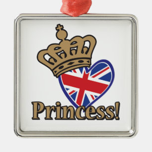 Royal Princess Metal Tree Decoration