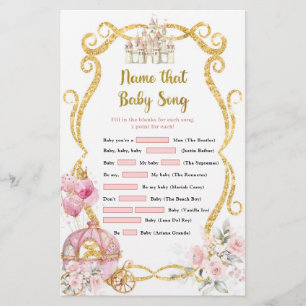 Royal Princess Name That Baby Song Games