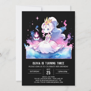 Royal Printable Princess Birthday Invitation