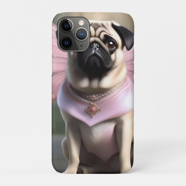 Royal Pug: The Princess Fairy of Enchanted Realms Case-Mate iPhone Case (Back)